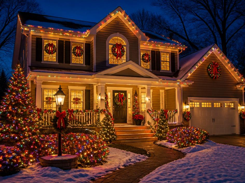 Christmas Light Installation
